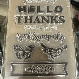 Clear Stamps Set for Card Making and Scrapbooking